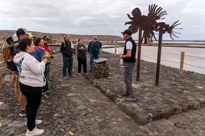 Inicio de la ruta guiada.