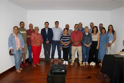 Algunos de los asistentes a la reunión