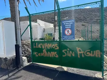 Cortes de agua en Máguez. Imagen de archivo.