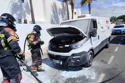 Actuación de los bomberos