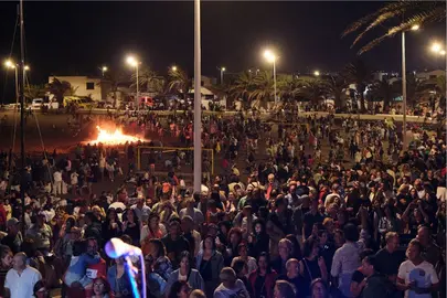 Noche de San Juan en Playa Honda