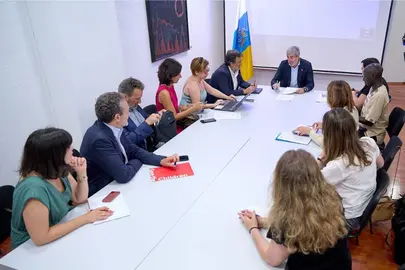 Un momento de la reunión