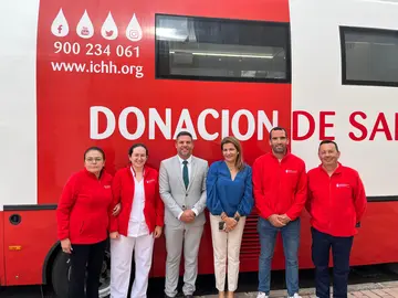 Donación de sangre en el Cabildo de Lanzarote.