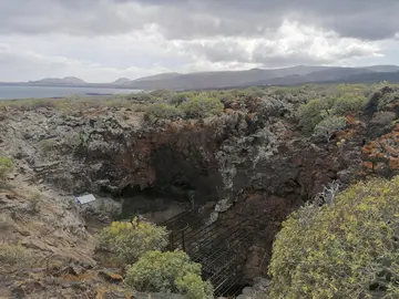 Estado actual de la Cueva de Los Lagos. Imagen: GEC Uestayaide.