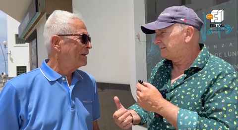 Xavier Deltell en Lanzarote.