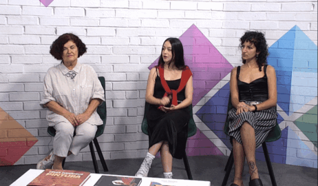 Rufina Santana, Andrea Fernaud y Bianca González