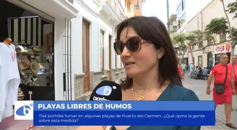 Encuesta sobre playas libres de humo en Lanzarote.