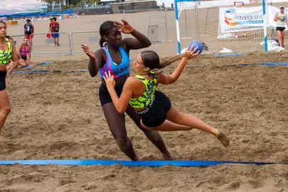Torneo balonmano playa Puerto del Carmen.