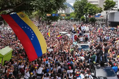 Manifestación en Venezuela.
