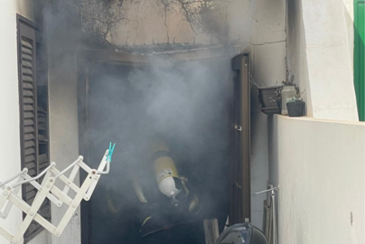 Incendio en Playa Honda.