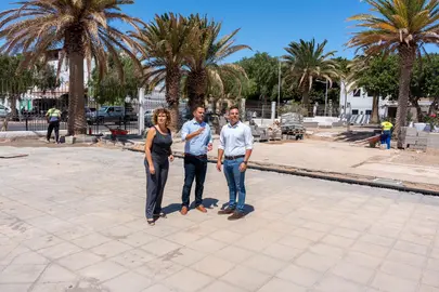 Lugar donde se están construyendo las nuevas canchas deportivas en Titerroy.