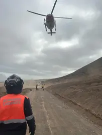 Helicóptero del GES, en La Graciosa.