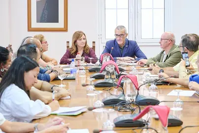 Un momento de la reunión