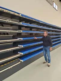 Juan Monzón en el terrero de lucha.