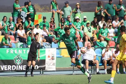 Un momento del partido