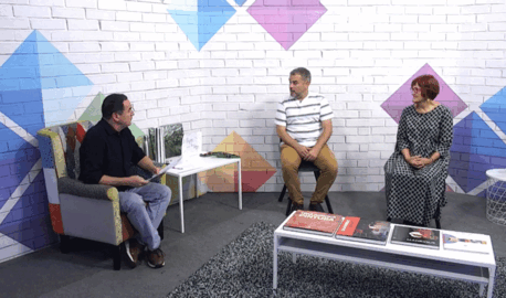 Antonio Orellana y Fefa Toledo en el Magazine