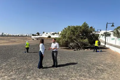 Limpieza de la playa de La Concha