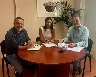 Reunión tema agua en Haría.