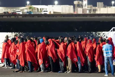 Llegada este lunes de migrantes a Lanzarote (Efe.Adriel Perdomo)