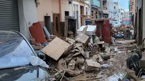 Los efectos de la dana de Valencia