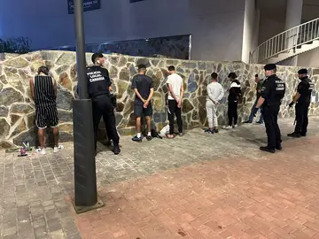 Actuación de la policía en La Vega, Arrecife