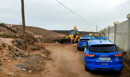 La operación de la Policía Local de Arrecife ha permitido desmantelar un fumadero de drogas en Naos