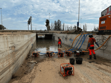 Bomberos de Lanzarote en Valencia