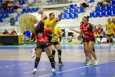 Un momento del partido