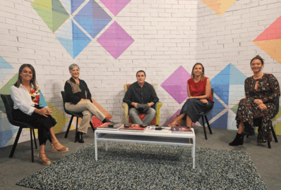 Nereida González, Nuria Acuña, Maite Corujo y Mónica de León en el Magazine