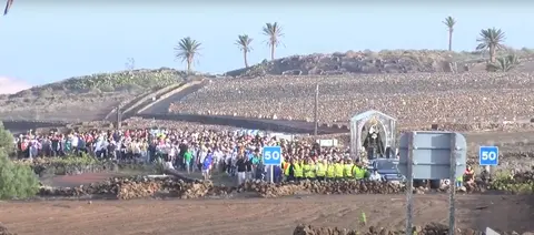 Bajada de La Virgen de Los Dolores en Lanzarote
