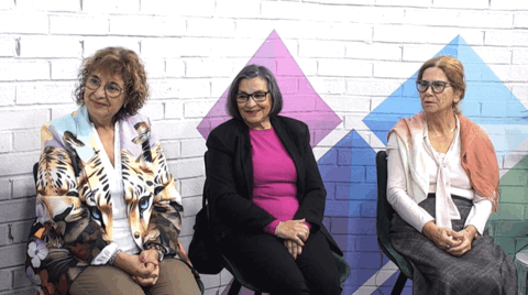 Mónica Salvatierra, Eva Pérez y Bárbara Barreto