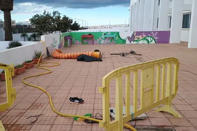 Obras en aljibes de colegios
