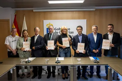 FOTO. Imagen de archivo de la presentación del  Protocolo de intervención ante riesgo suicida en instituciones educativas de Canarias