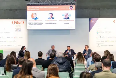 Una de las reuniones en Fitur