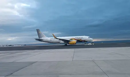 Avión aeropuerto Lanzarote.
