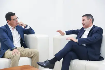 REUNIÓN PRESIDENTE CABILDO LANZAROTE CONSEJERO OBRAS PUBLICAS GOBCAN 1