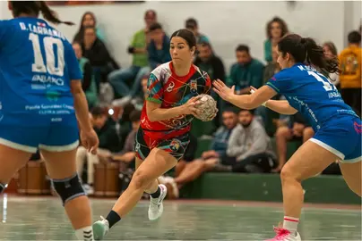 Un momento del partido