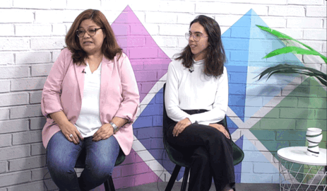 Verónica Gutiérrez y Elisa Torres