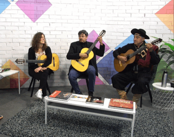 Mónica Torti, Luis Soria y Saturno Santana