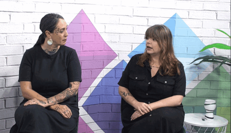 Lucía Ballesteros y Alba Gaitán