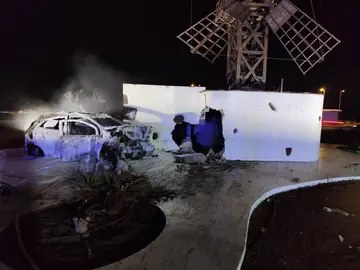 incendio en Playa Blanca