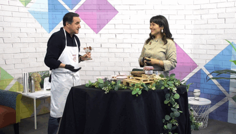 Un momento del programa con Adelia Ramírez