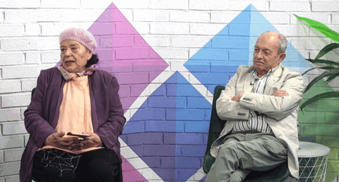 Chana Perera y Manuel Blasco