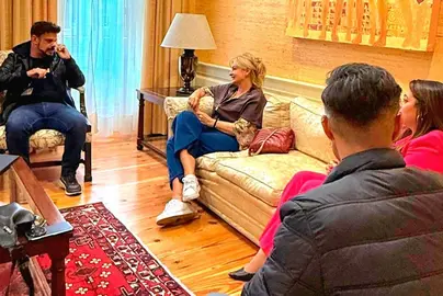 Un momento de la reunión