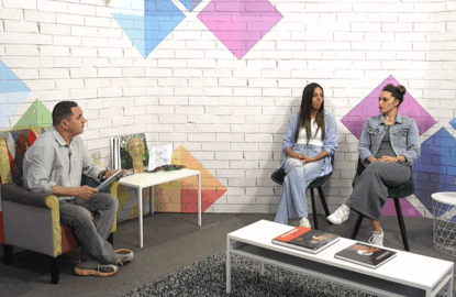 Jenny Cabrera y Eliana Ramírez