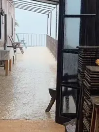 Intensas lluvias en Tabayesco (Haría)