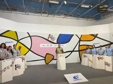 Equipos en el segundo programa de 'Saber de César' de Biosfera Televisión