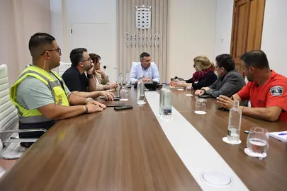 Reunión del Cabildo de Lanzarote con la perito del Consejo de Compensación de Seguros