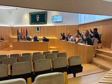 La votación en el pleno de este martes de Tías