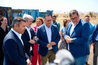 Visita de Clavijo a los terrenos